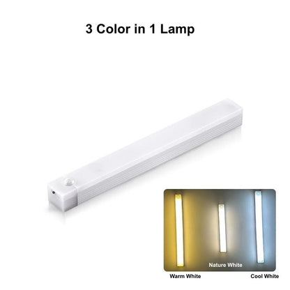 Wireless Rechargeable Motion Sensor LED Bar Light – Magnetic Cabinet and Closet Lamp