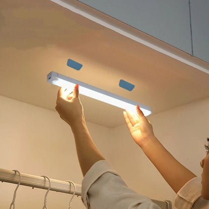 Wireless Rechargeable Motion Sensor LED Bar Light – Magnetic Cabinet and Closet Lamp