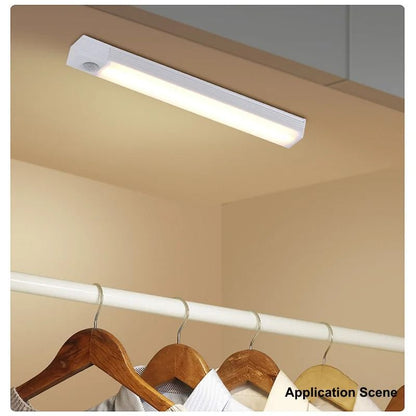 Wireless Rechargeable Motion Sensor LED Bar Light – Magnetic Cabinet and Closet Lamp