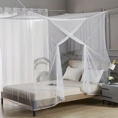 Portable Foldable White Mesh Mosquito Net Camping Tent