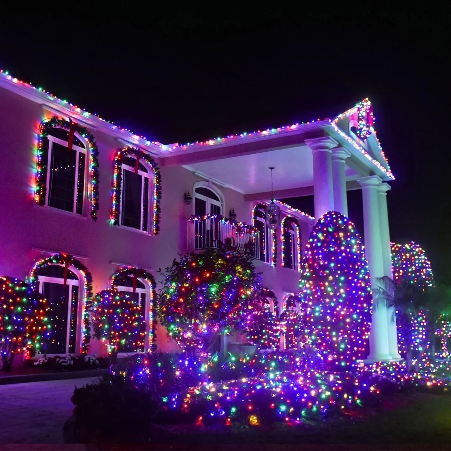 Solar Powered LED String Lights Outdoor Fairy Garland (50–300 LEDs)