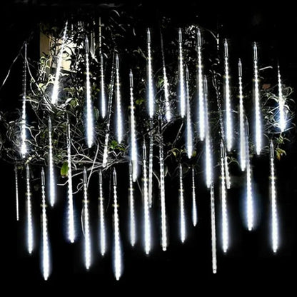 Solar LED Meteor Shower Lights – Outdoor Waterproof Falling Rain String Lights