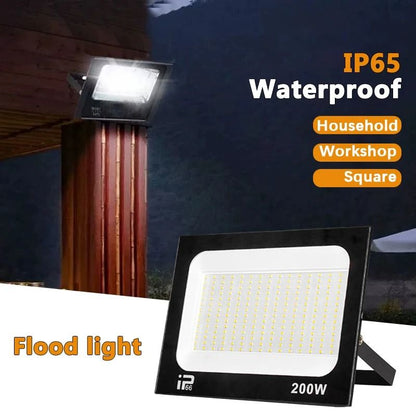 High Brightness LED Flood Light – Outdoor Waterproof Path and Garden Spotlight (10W–200W)