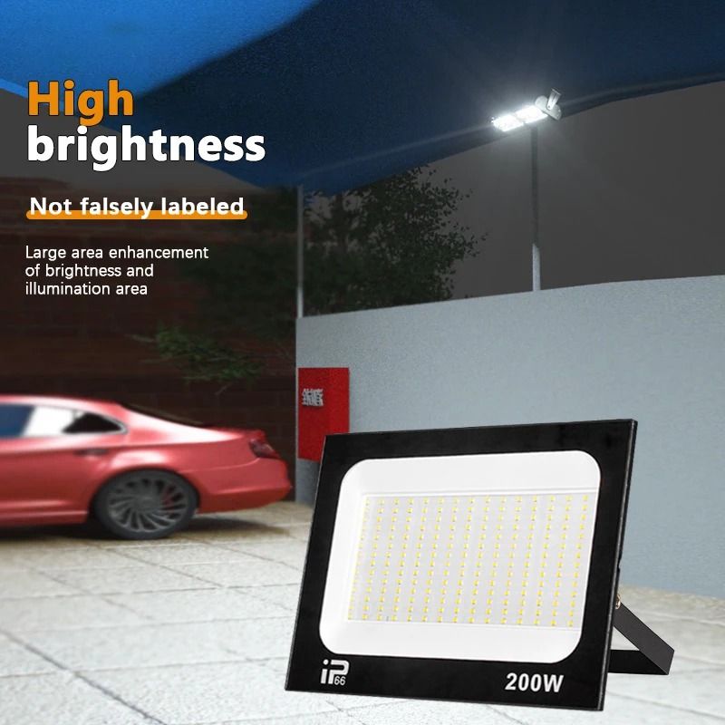 High Brightness LED Flood Light – Outdoor Waterproof Path and Garden Spotlight (10W–200W)