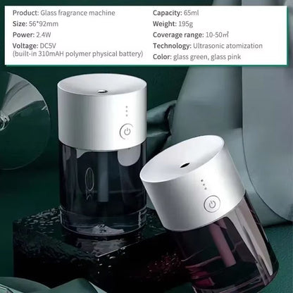 Mini Electric Essential Oil Atomizing Diffuser USB Rechargeable