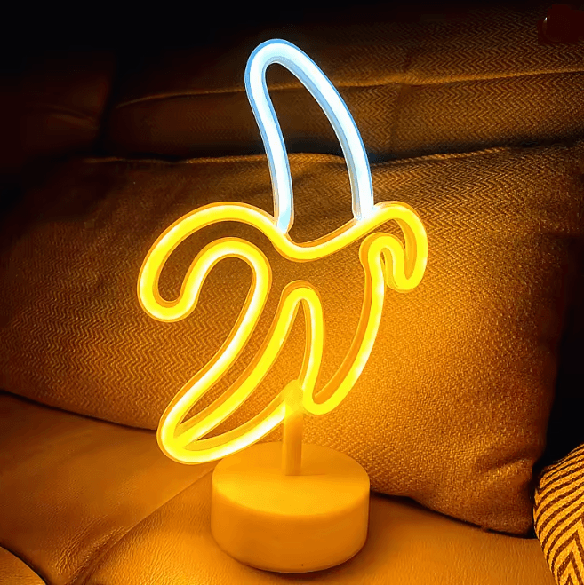 GlowBanana LED Neon Wall Light for Bedroom and Decor