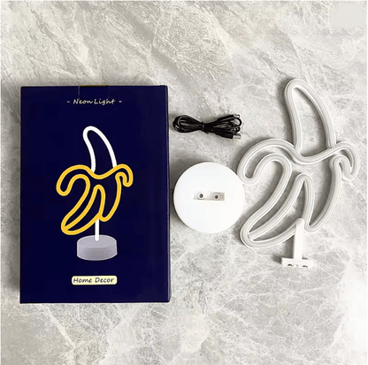 GlowBanana LED Neon Wall Light for Bedroom and Decor