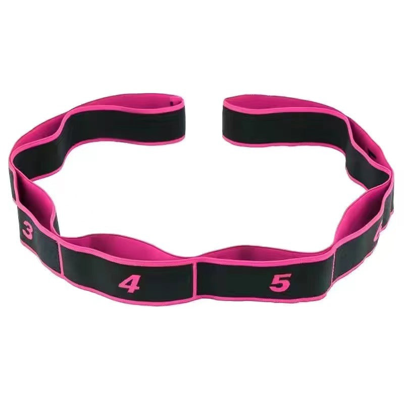 Stretching Belt Pilates Fitness, Style Dance Yoga, Elastic Stretch Resistance Band, Digital Elasticity Tension Strap