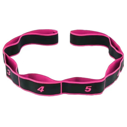 Stretching Belt Pilates Fitness, Style Dance Yoga, Elastic Stretch Resistance Band, Digital Elasticity Tension Strap