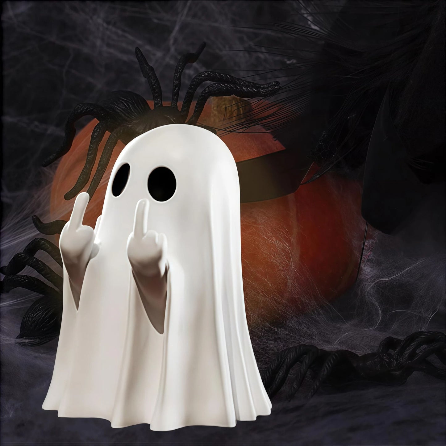 Cute Ghost Statue Home Decor