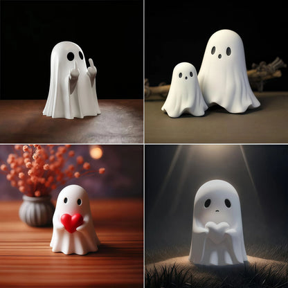 Cute Ghost Statue Home Decor