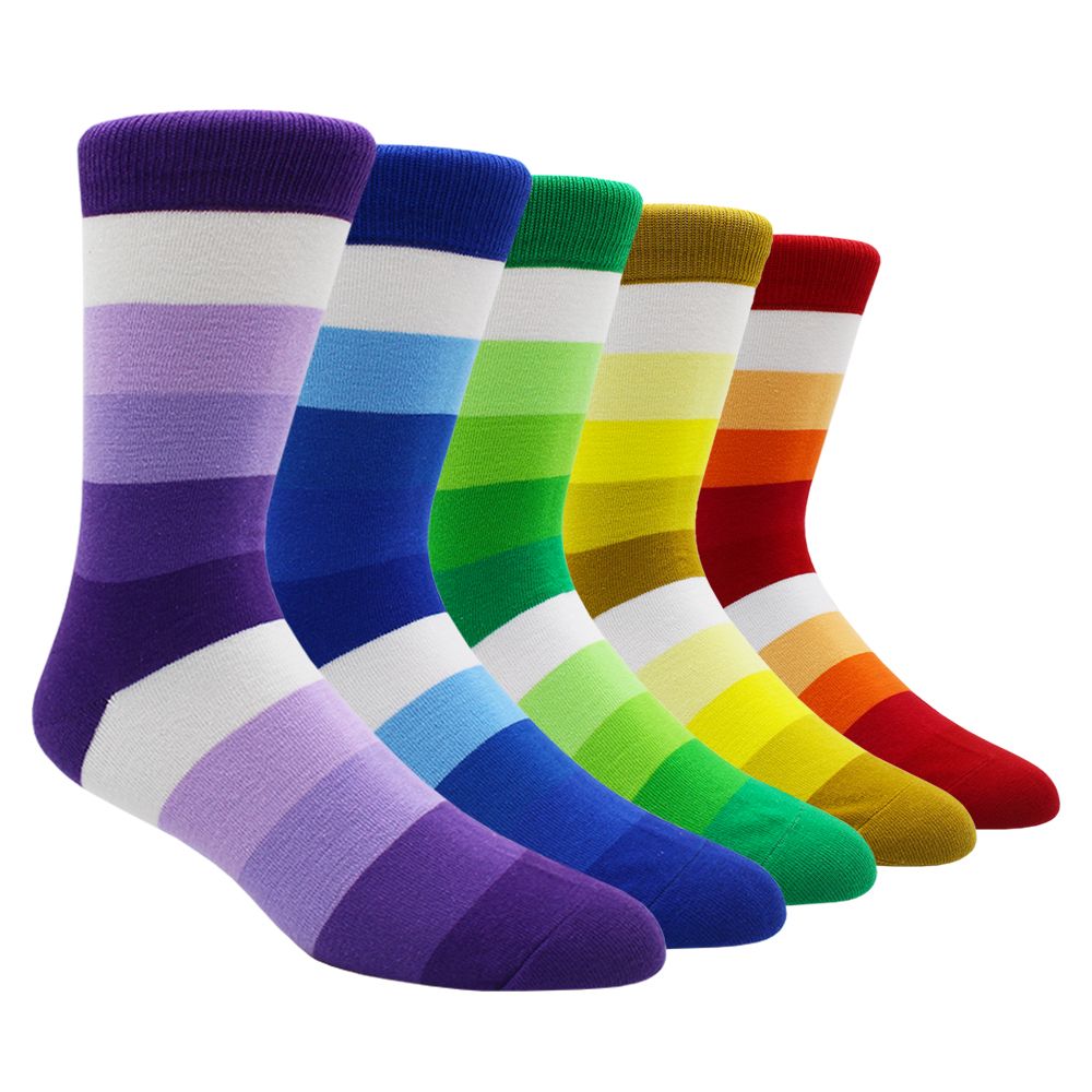 Men's Socks Soft and breathable High Quality Cotton black Classic pattern Happy Gentleman Plus Size Mens dress