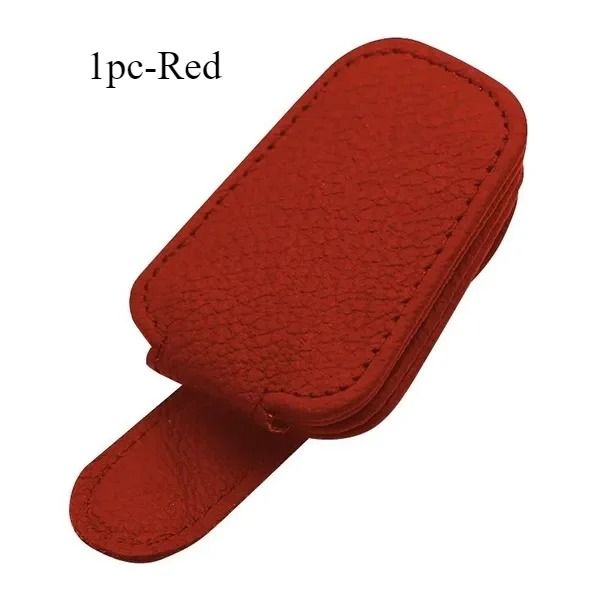 Car Sun Visor Glasses Case and Ticket Card Clip – Auto Interior Organizer