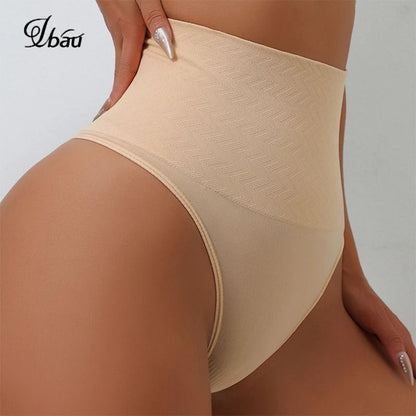 High Waist Seamless Thong Panties Tummy Control Shaper Underwear