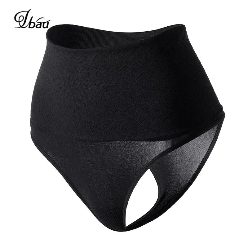 High Waist Seamless Thong Panties Tummy Control Shaper Underwear