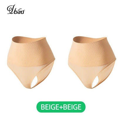 High Waist Seamless Thong Panties Tummy Control Shaper Underwear