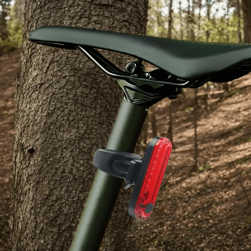 FlexMount Silicone Bike Light Strap – Adjustable Tail Light Holder for Secure Cycling Visibility