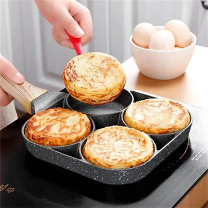 Four Hole Nonstick Breakfast Cooking Pan