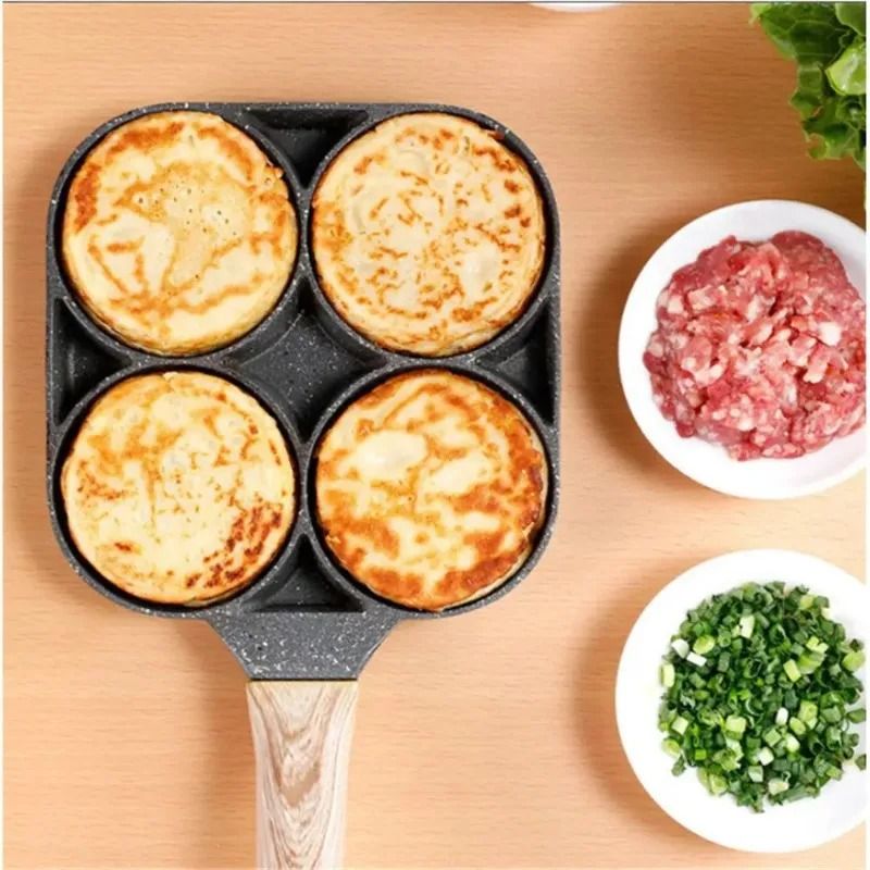 Four Hole Nonstick Breakfast Cooking Pan