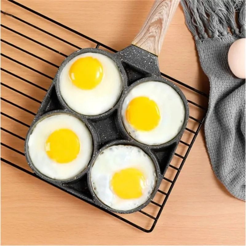 Four Hole Nonstick Breakfast Cooking Pan