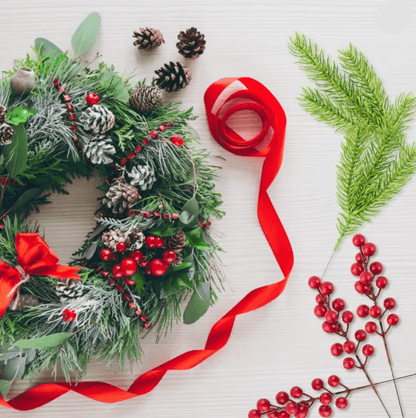 EverJoy Christmas Pine and Berry Branches Set of 10