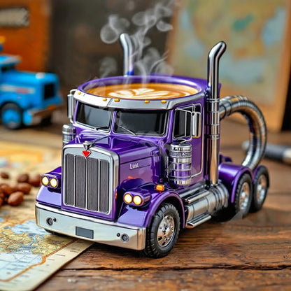 Durable Truck Coffee Mug, Semi Truck Coffee Cup, Handcrafted Semi Trailer Shaped Mug for Men and Women