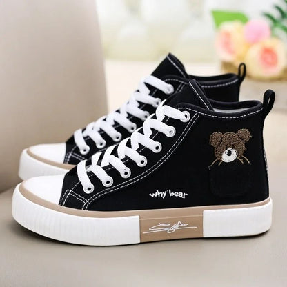 Canvas Women Breathable Sneakers Casual Vulcanized Shoes
