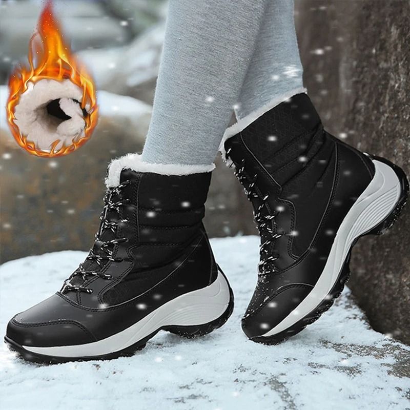 Women Platform Snow Boots Winter Casual Warm Boots
