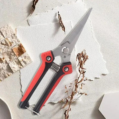 Stainless Steel Pruning Shears with Non Slip Handle
