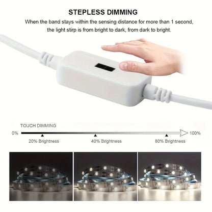 USB Gesture Sensor LED Strip Light 1M