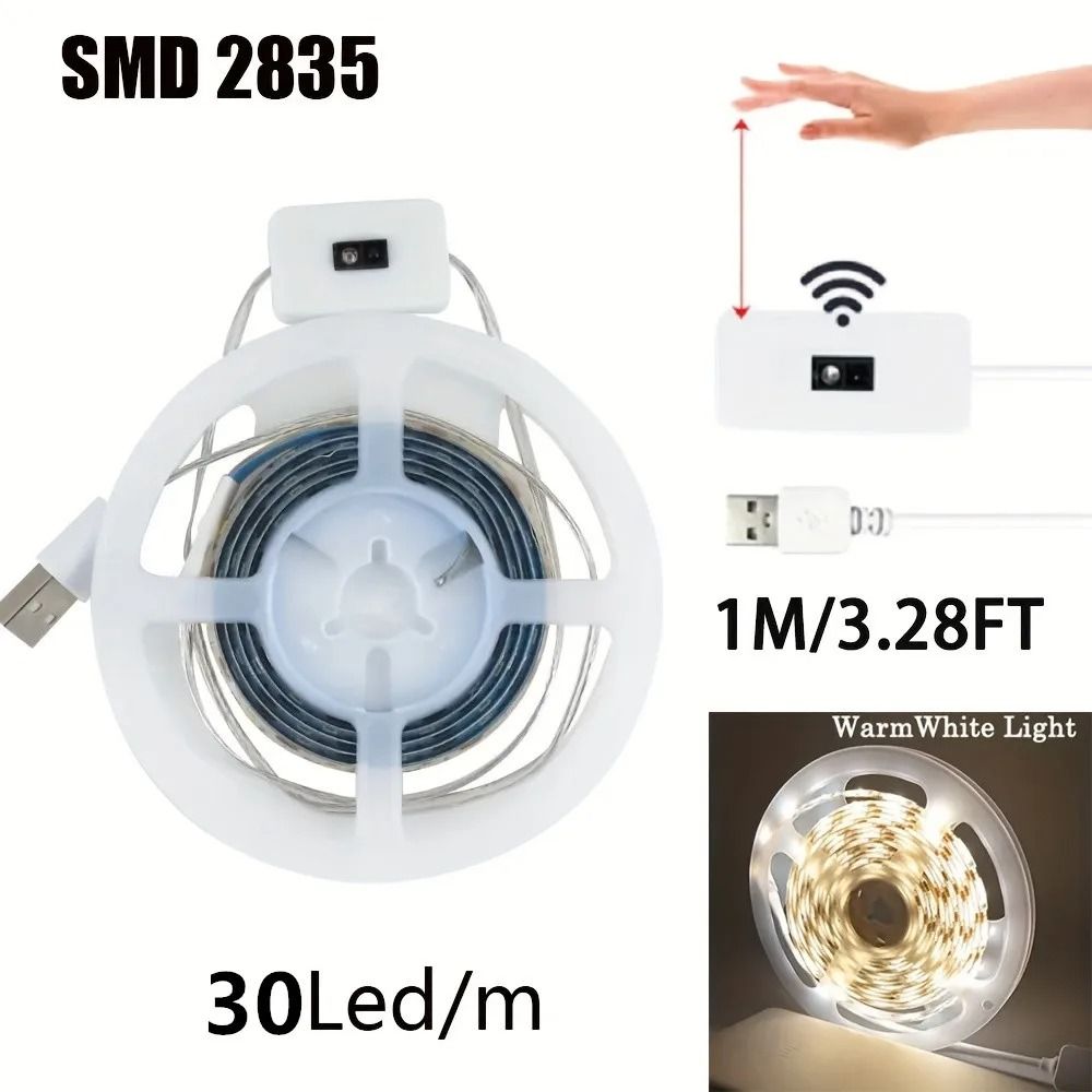 USB Gesture Sensor LED Strip Light 1M