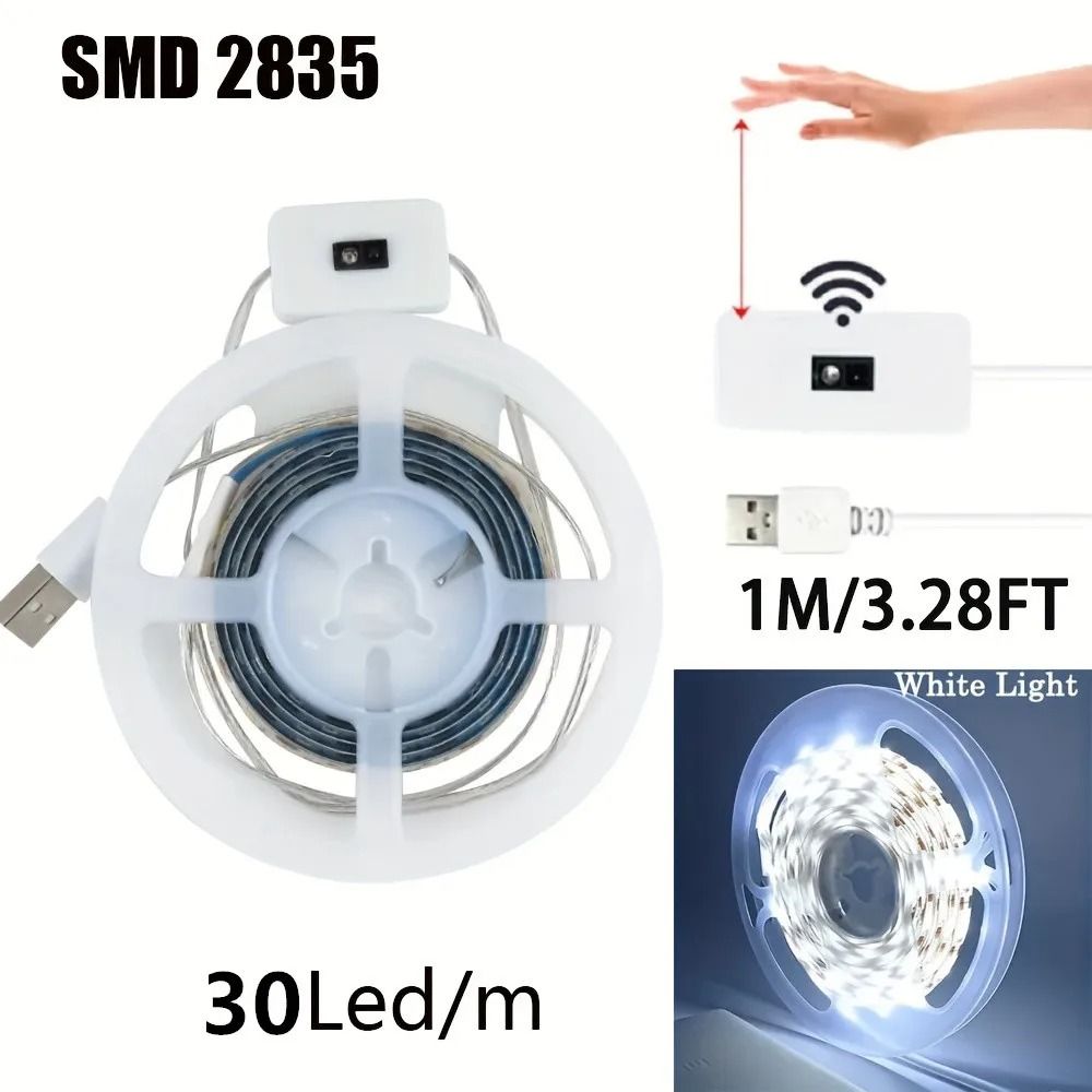 USB Gesture Sensor LED Strip Light 1M
