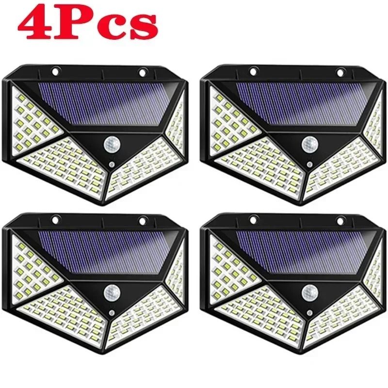 Solar Powered Outdoor Wall Light with Motion Sensor for Garden and Patio