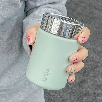Mini Stainless Steel Thermos Mug, Portable Pocket Vacuum Flask, Fashion Coffee Tea Thermal Water Bottle