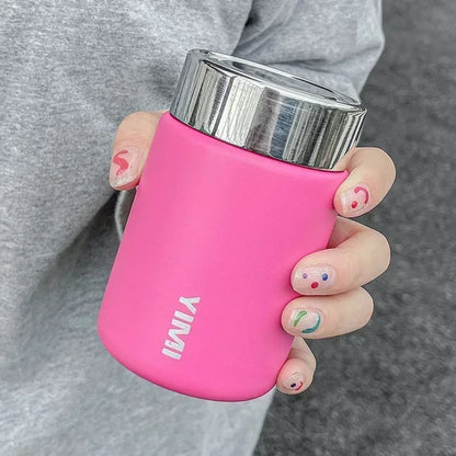 Mini Stainless Steel Thermos Mug, Portable Pocket Vacuum Flask, Fashion Coffee Tea Thermal Water Bottle