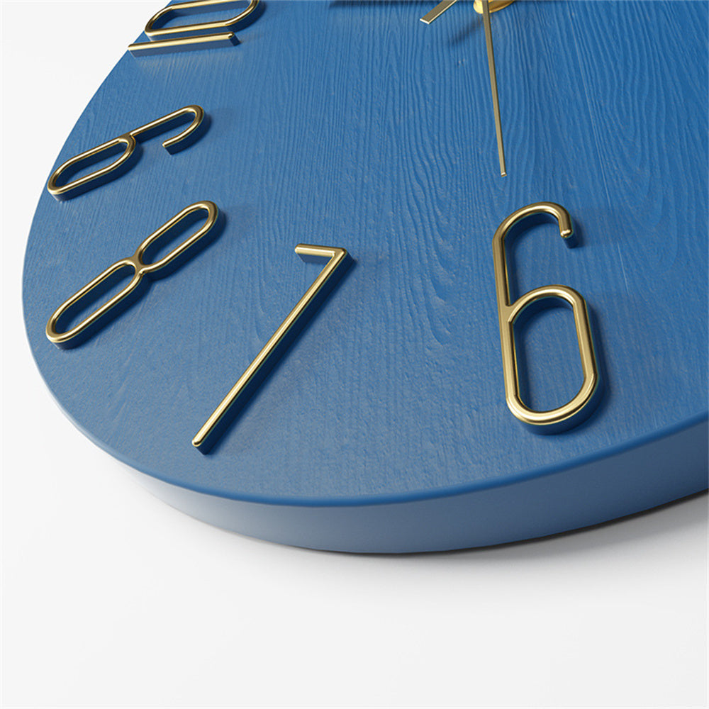 Wall Clock, Battery Powered Clocks, 12 inch, Small Clock, Analog Clock, Home Office Bedroom Kitchen Classroom School
