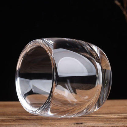 Crystal Glass Tea Cup, Thickened Wine Cup, Transparent Master Cup, Single Tea Set, Wholesale Glass Cups, Wedding Gifts