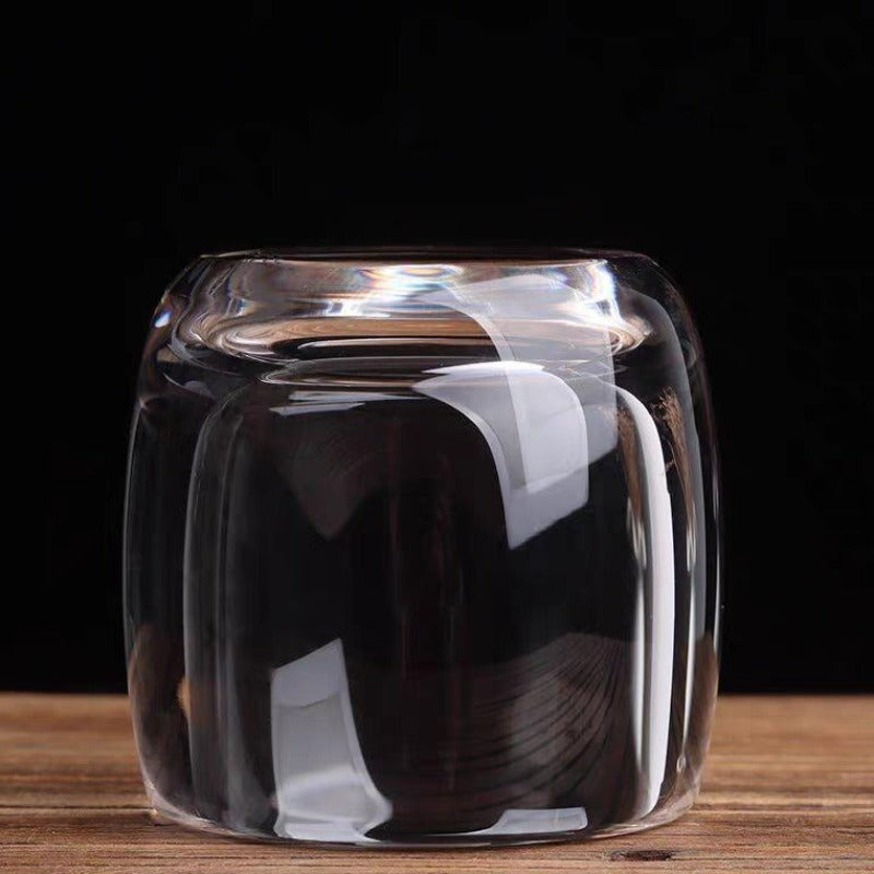 Crystal Glass Tea Cup, Thickened Wine Cup, Transparent Master Cup, Single Tea Set, Wholesale Glass Cups, Wedding Gifts