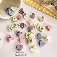 BlossomBits Mini Flower Hair Clips Set for Girls and Teens – 20/30/50 Pcs Pastel Braid Accessories