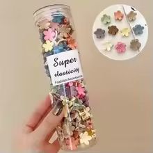 BlossomBits Mini Flower Hair Clips Set for Girls and Teens – 20/30/50 Pcs Pastel Braid Accessories