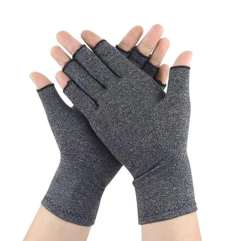 ComfortEase Fingerless Compression Gloves for Hand Pain Relief – 1 Pair