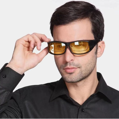 ClarityDrive Night Driving Glasses UV Protection Yellow Lens Eyewear
