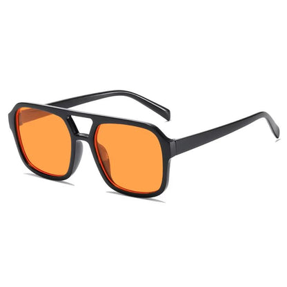 RetroFrame Round Square Sunglasses for Women & Men – Vintage PC Frame Anti-Glare Shades