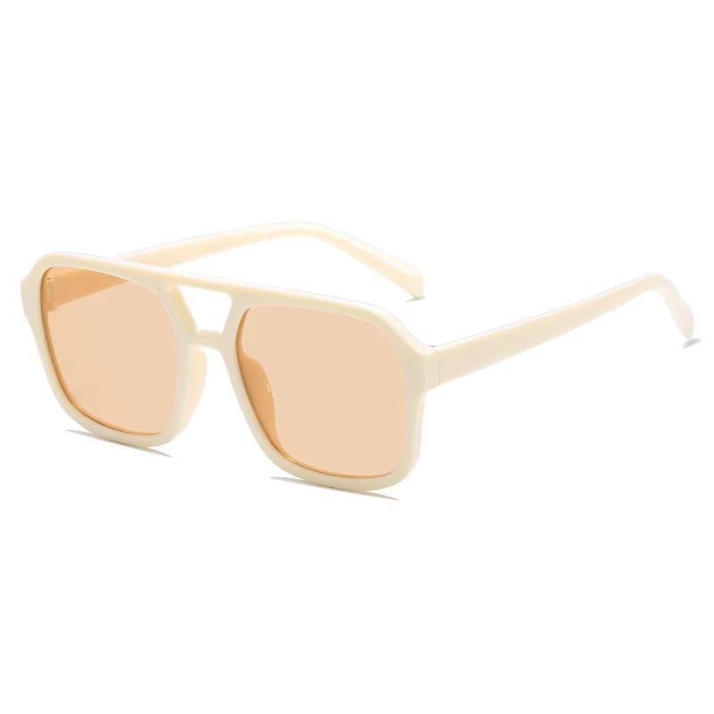 RetroFrame Round Square Sunglasses for Women & Men – Vintage PC Frame Anti-Glare Shades