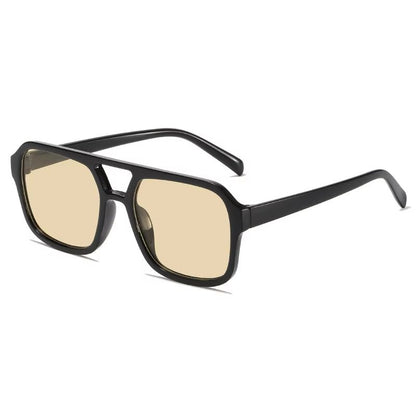 RetroFrame Round Square Sunglasses for Women & Men – Vintage PC Frame Anti-Glare Shades