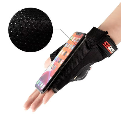IronGrip Half Finger Motorcycle Gloves – Tactical Off-Road Racing Gloves for Men