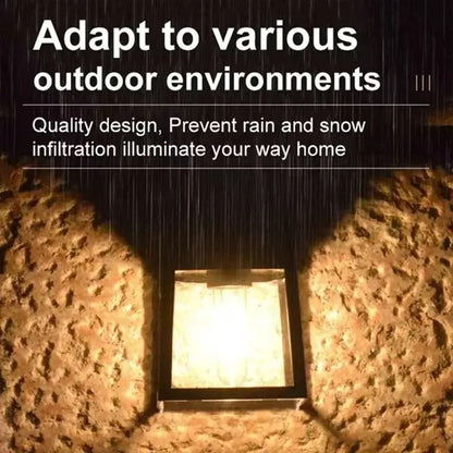 Solar Powered Outdoor Street Light Waterproof LED Lamp for Garden and Patio