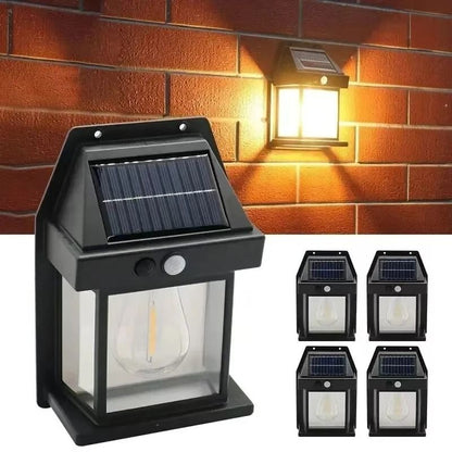 Solar Powered Outdoor Street Light Waterproof LED Lamp for Garden and Patio