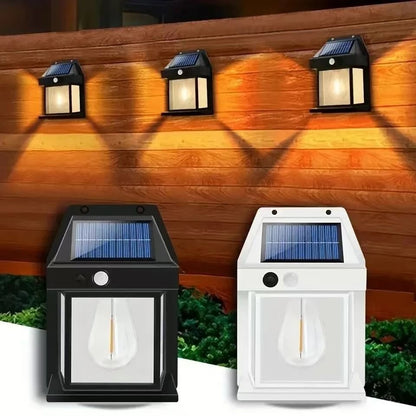 Solar Powered Outdoor Street Light Waterproof LED Lamp for Garden and Patio