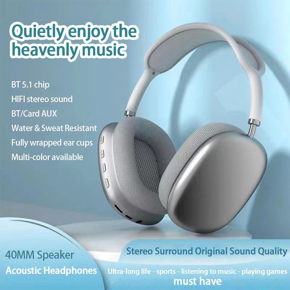 P9 Wireless Bluetooth Headset Outdoor Sports Gaming Wireless Headphones with Mic